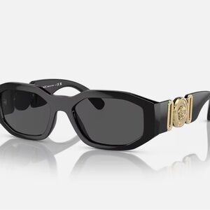 Versace Sunglasses in Black with Gold Details